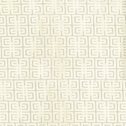 NICHOLASJOHN INC NJ-ROBERTS Ivory Velvet,Geometric   Fabric - NJ25-1853