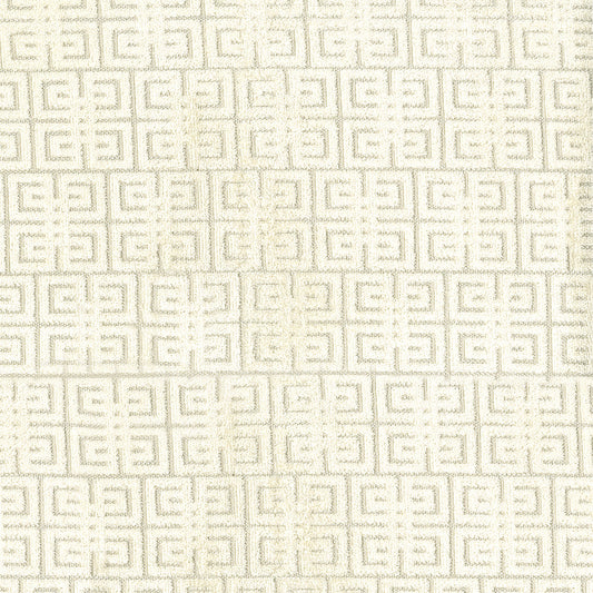 NICHOLASJOHN INC NJ-ROBERTS Ivory Velvet,Geometric   Fabric - NJ25-1853