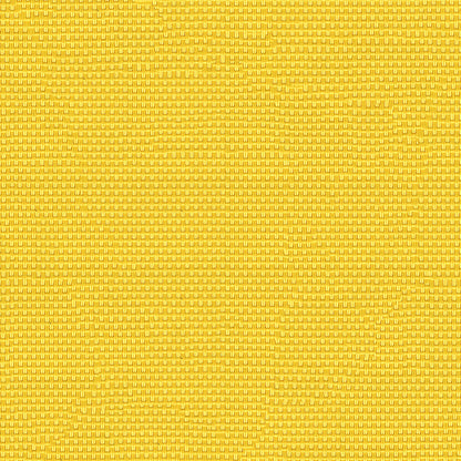 Bright yellow tweed fabric texture with a woven pattern; durable upholstery or bag material.