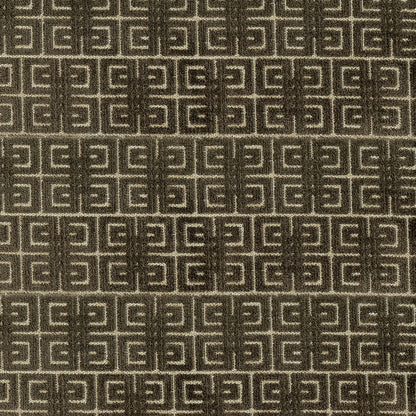 NICHOLASJOHN INC NJ-ROBERTS Pecan Velvet,Geometric   Fabric - NJ25-1854