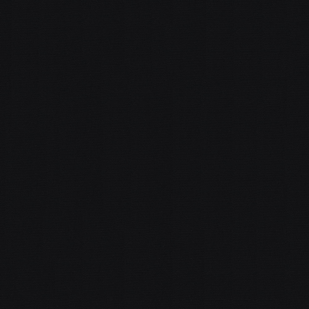 Close-up of black textile fabric with fine, subtle woven texture and matte finish.