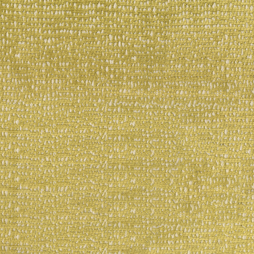 Mustard yellow textured woven fabric with small irregular loops, suitable for upholstery.
