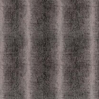 Grey-brown textured fabric with vertical wavy stripes and soft drape.