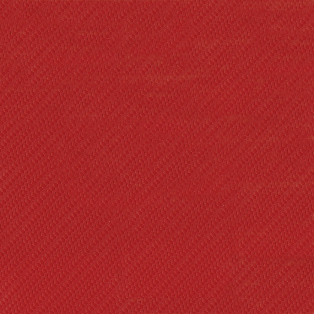Close-up of red fabric showing its textured weave.