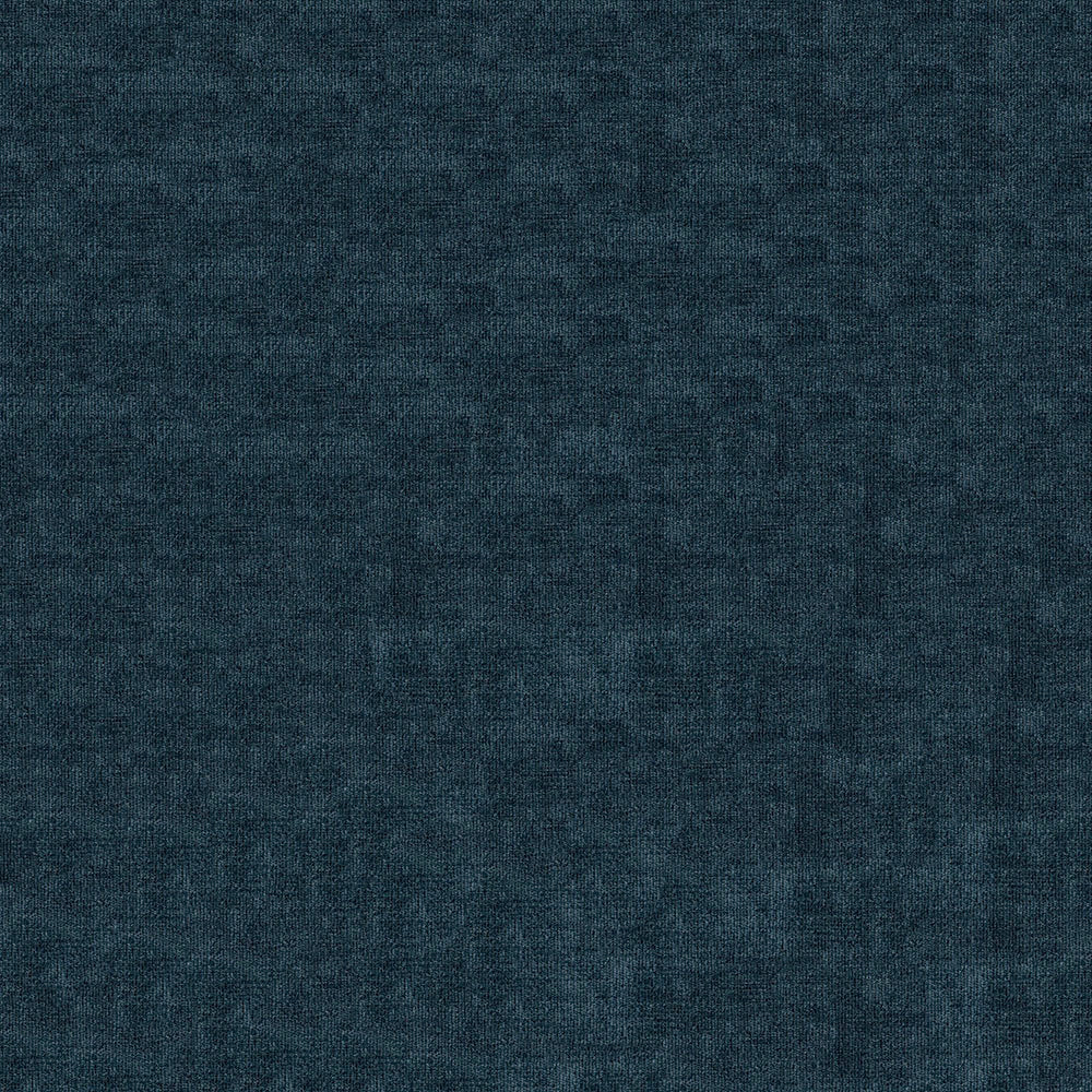 Midnight blue solid fabric swatch.