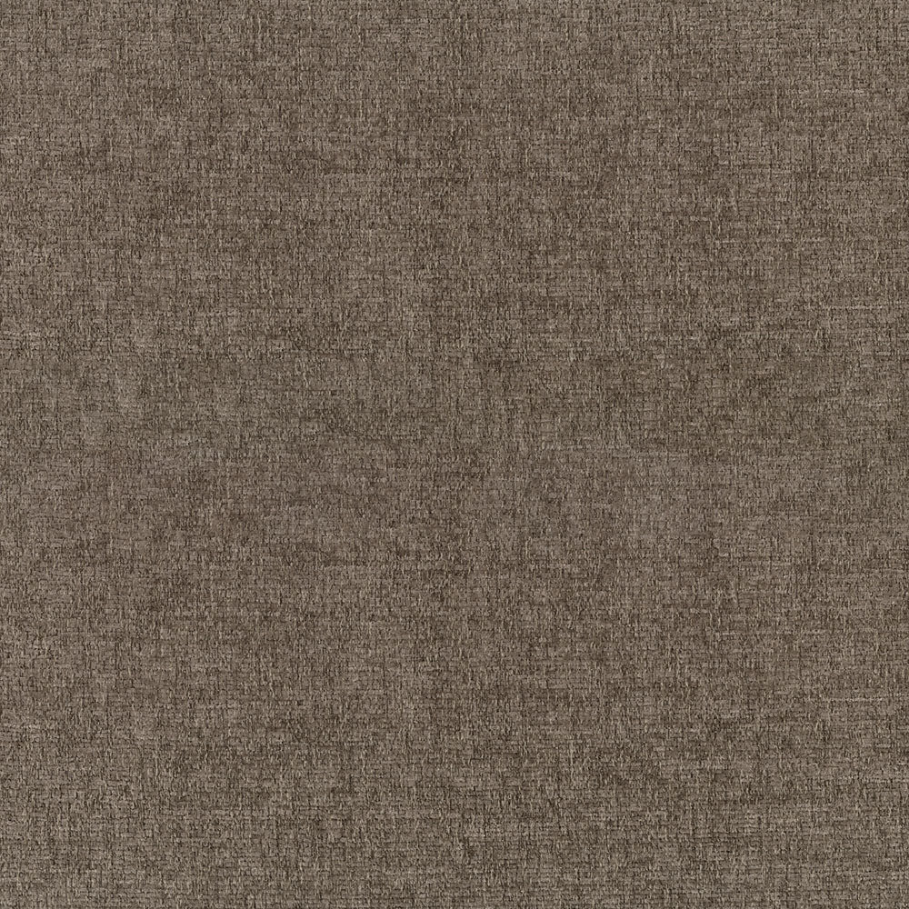 Peat-colored heathered woven upholstery fabric with a soft matte finish and subtle texture.