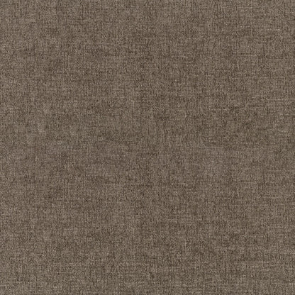 Peat-colored heathered woven upholstery fabric with a soft matte finish and subtle texture.