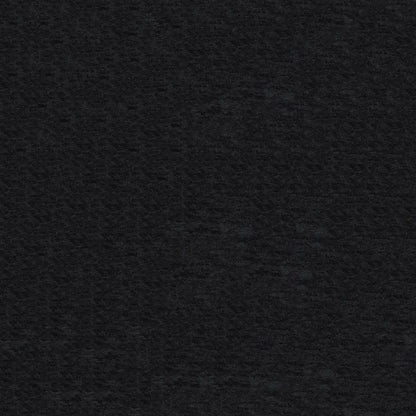 Close-up of dark charcoal knit fabric texture with a soft, heathered look.