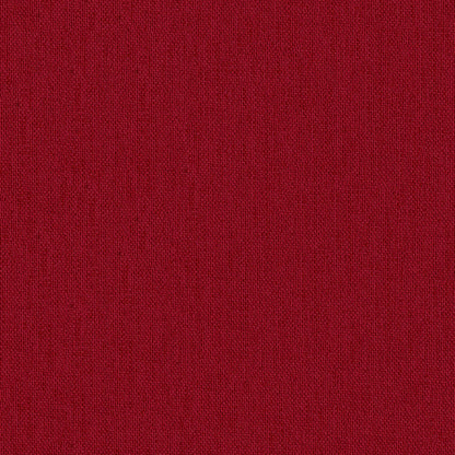 Crimson red woven fabric texture, close-up of textile fibers; versatile for garments or upholstery.