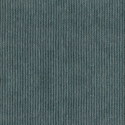 Teal fabric close-up with stripe pattern and textured weave, suitable for apparel or upholstery.