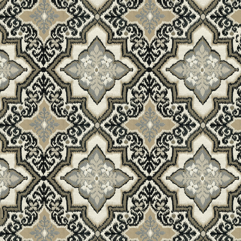 NICHOLASJOHN INC NJ-CROMPTON Saddlewood Large Scale,Medallion,Traditional   Fabric - NJ25-2269