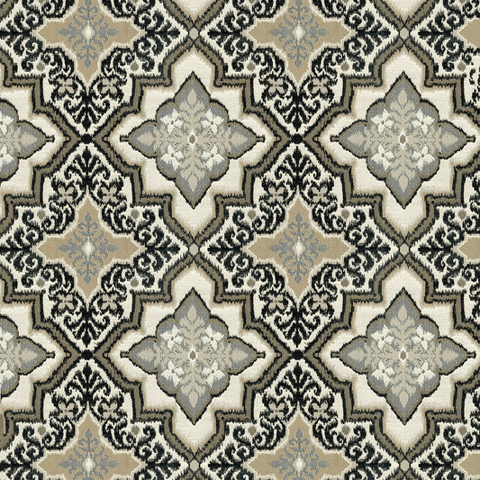 NICHOLASJOHN INC NJ-CROMPTON Saddlewood Large Scale,Medallion,Traditional   Fabric - NJ25-2269