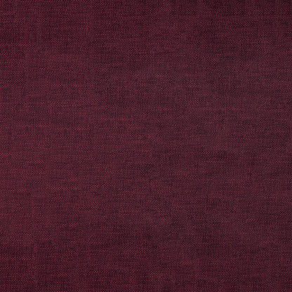 Cranberry textured fabric swatch with linen-like weave, suitable for upholstery or apparel.