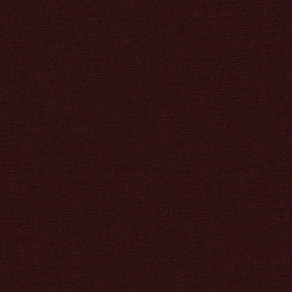 Dark burgundy fabric swatch with fine textured weave; rich maroon shade for upholstery or apparel.