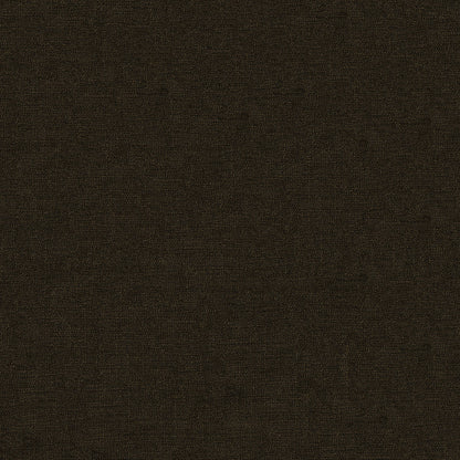 Dark brown textured fabric swatch with subtle weave, suitable for upholstery or apparel.