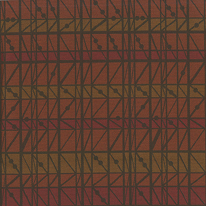 NICHOLASJOHN INC NJ-INTER Orange Geometric   Fabric - NJ25-1743