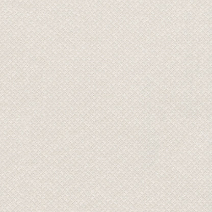 White diamond-quilted fabric texture.