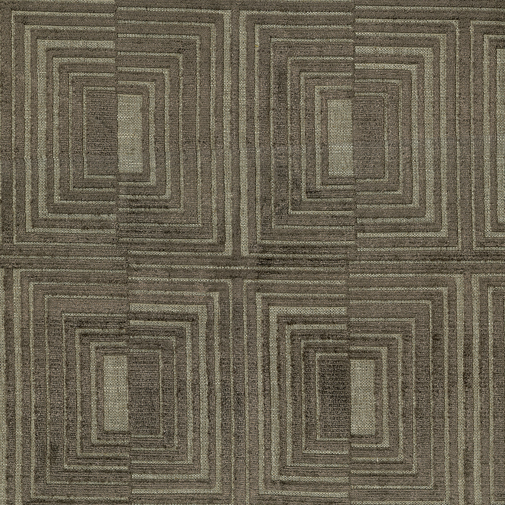 NICHOLASJOHN INC NJ-LEO Mink Velvet,Geometric   Fabric - NJ25-1886