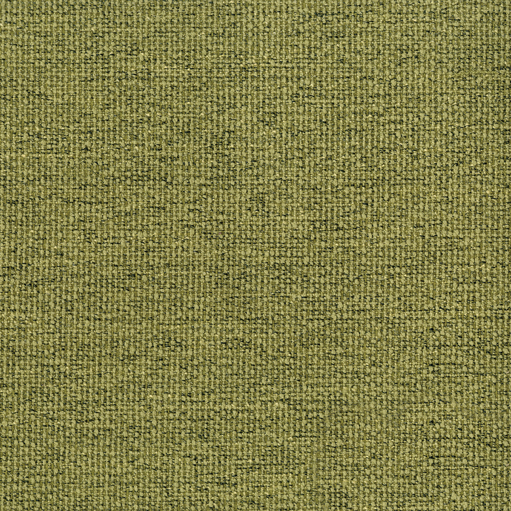 Pistachio green solid fabric with woven texture and visible fibers, upholstery style.