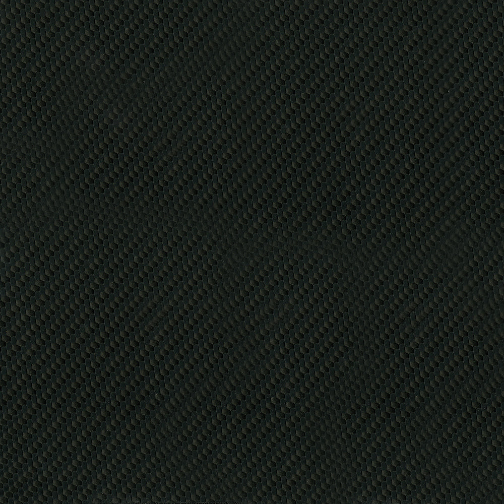 Dark charcoal nylon ripstop fabric close-up with tight grid weave, rugged outdoor gear material