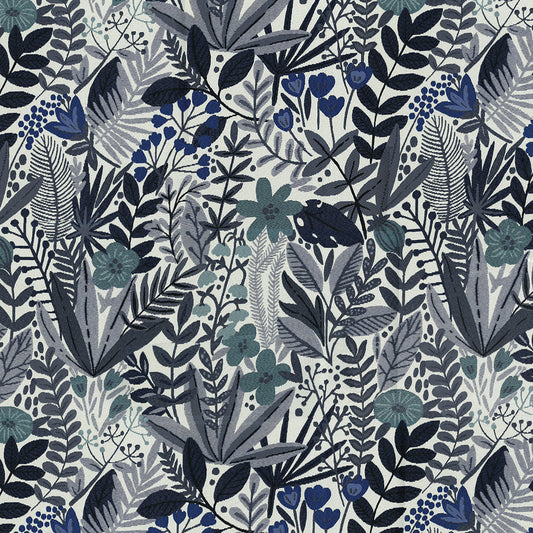 NICHOLASJOHN INC NJ-DAZZLE Moonlit Stroll Botanical   Fabric - NJ25-498
