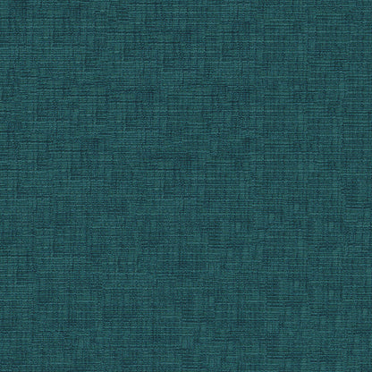 Denim blue solid textured fabric swatch with subtle weave, ideal for upholstery or cushions.
