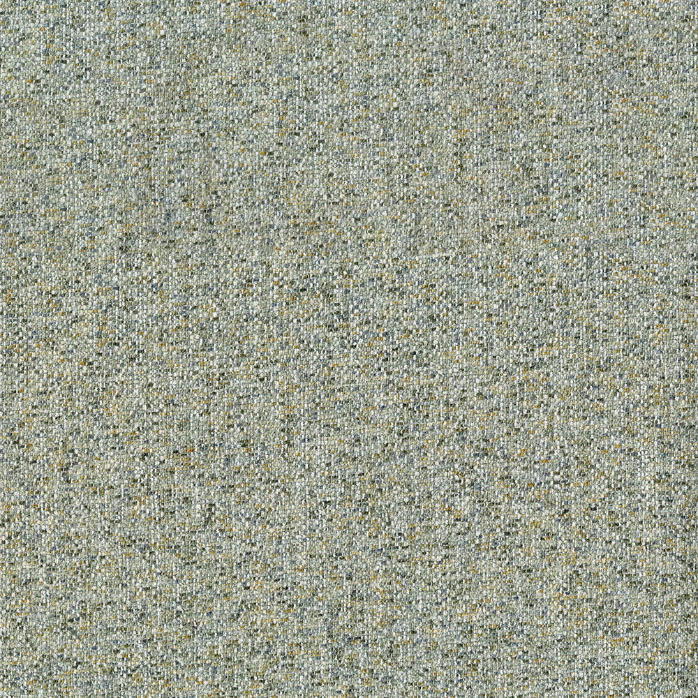 Beige speckled tweed fabric texture with tiny gray, blue & brown flecks.