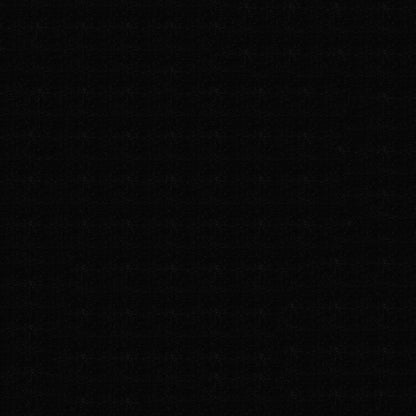 Solid black fabric texture swatch with subtle nap, suitable for apparel or home decor.