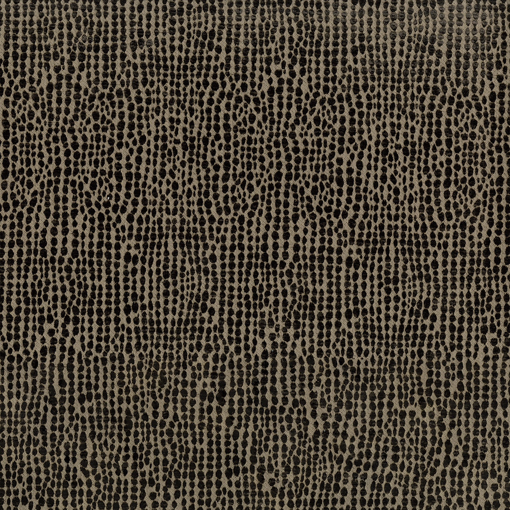 Brown and tan chocolate animal-print fabric; solid textile.