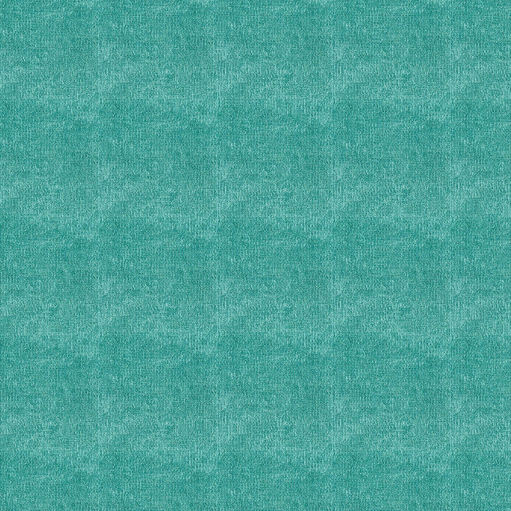 Close-up of turquoise fabric texture with a soft weave, suitable for upholstery or clothing.