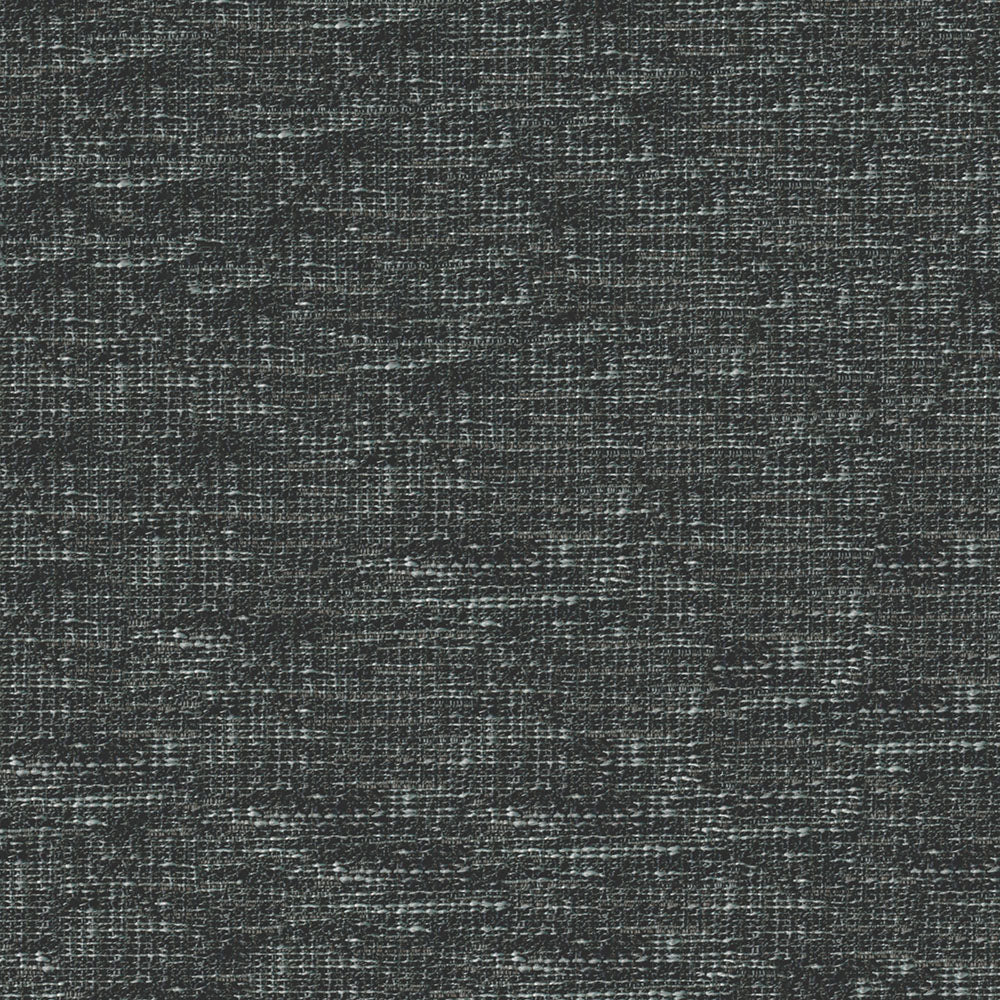 Dark charcoal solid fabric with a subtle weave texture, upholstery-weight fabric for sofas or cushions.