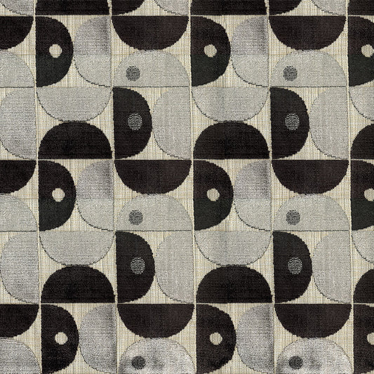 NICHOLASJOHN INC NJ-CAST Carbon Velvet,Geometric   Fabric - NJ25-3127