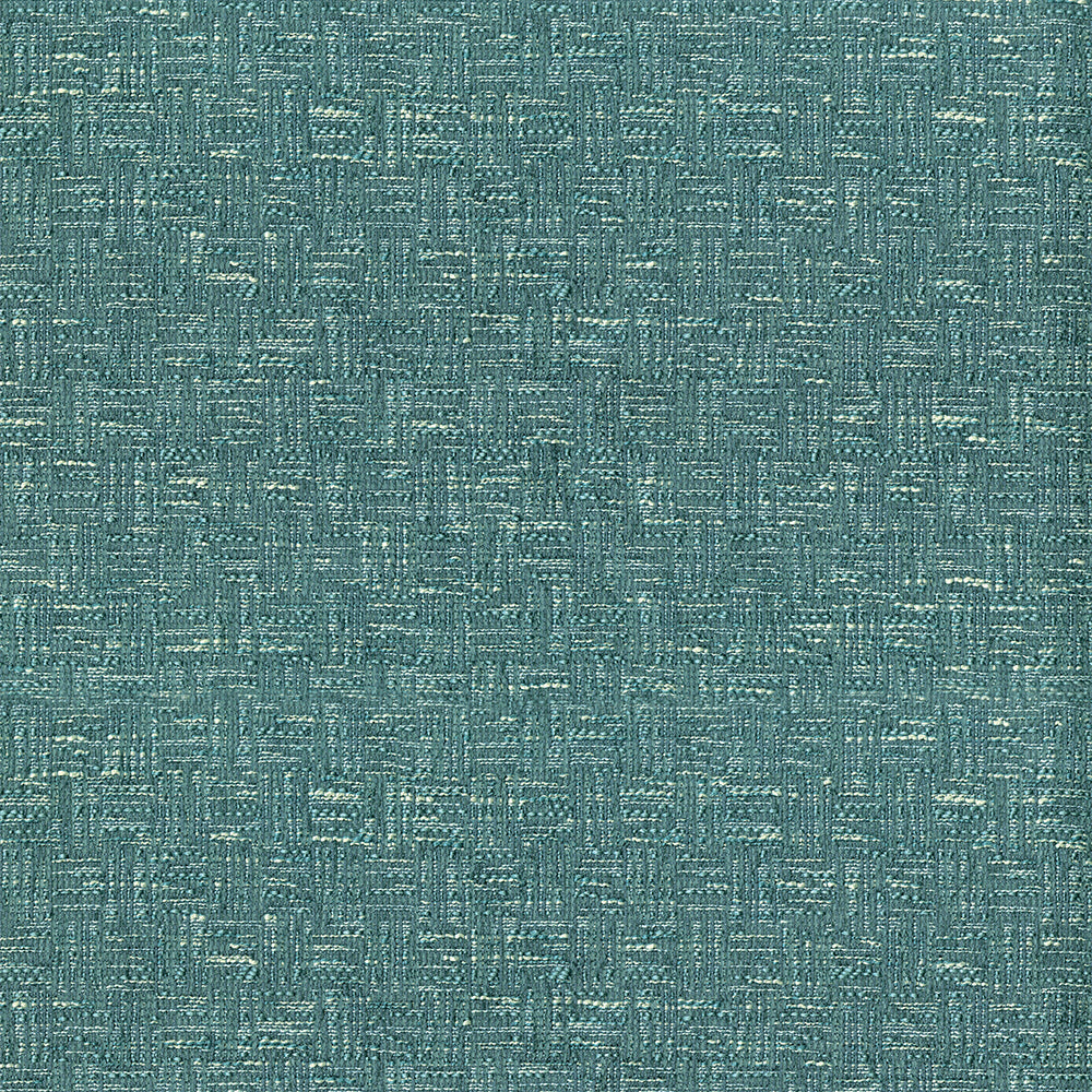 Teal solid fabric with a plain weave texture.