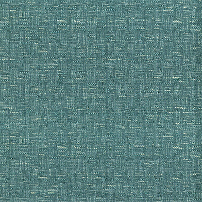 Teal solid fabric with a plain weave texture.