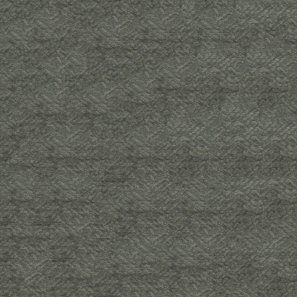 Pewter gray textured fabric close-up with a soft, pebble-like nap.