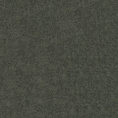 Olive green twill fabric close-up with diagonal weave, denim-like texture.