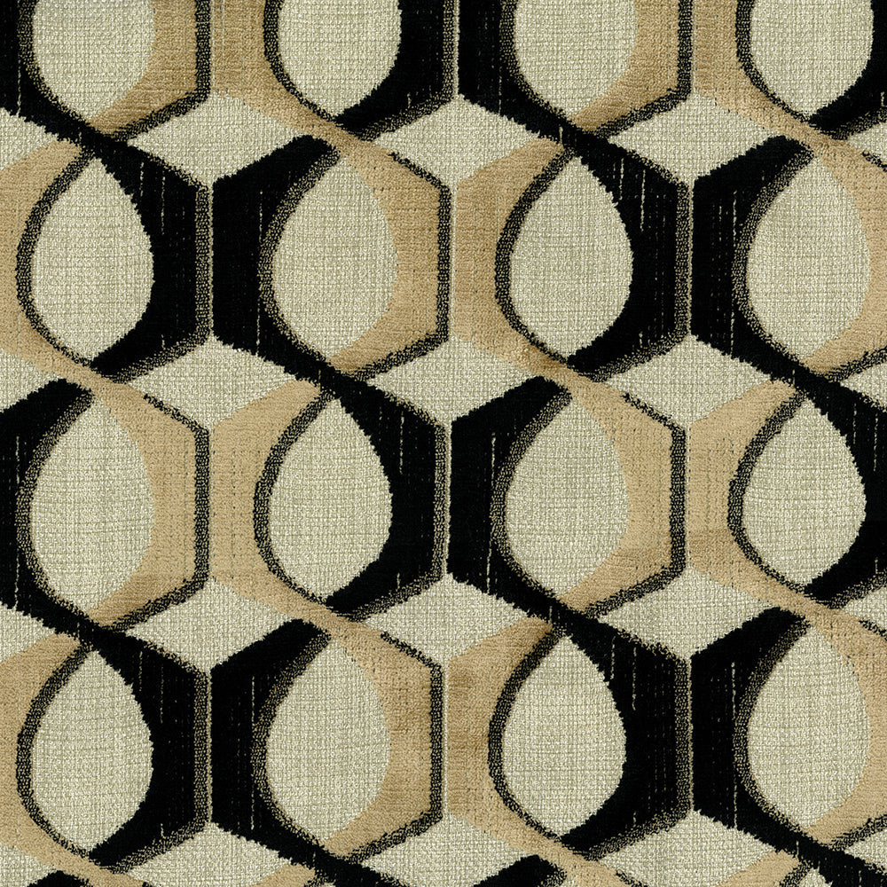 NICHOLASJOHN INC NJ-MURAL Coin Velvet,Geometric   Fabric - NJ25-2344