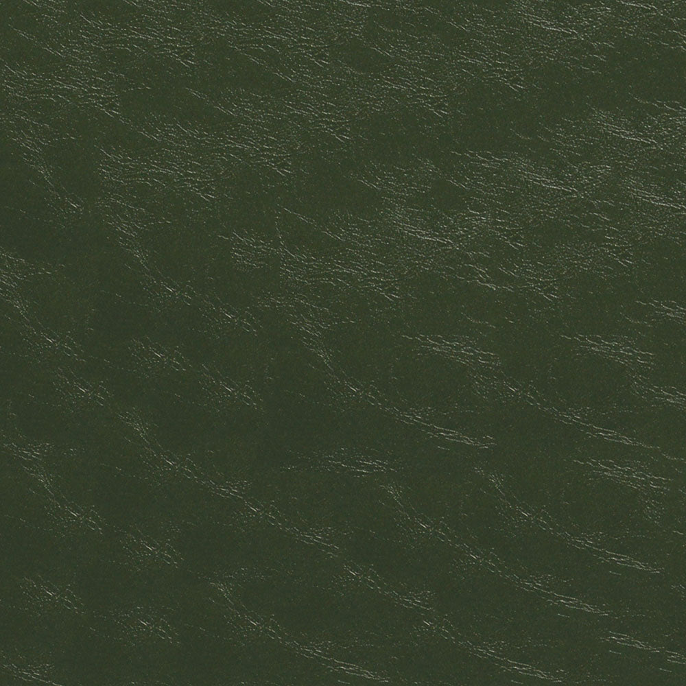 Dark olive green textured leather-like surface with fine grain and subtle wavy highlights.