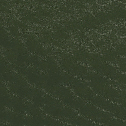 Dark olive green textured leather-like surface with fine grain and subtle wavy highlights.