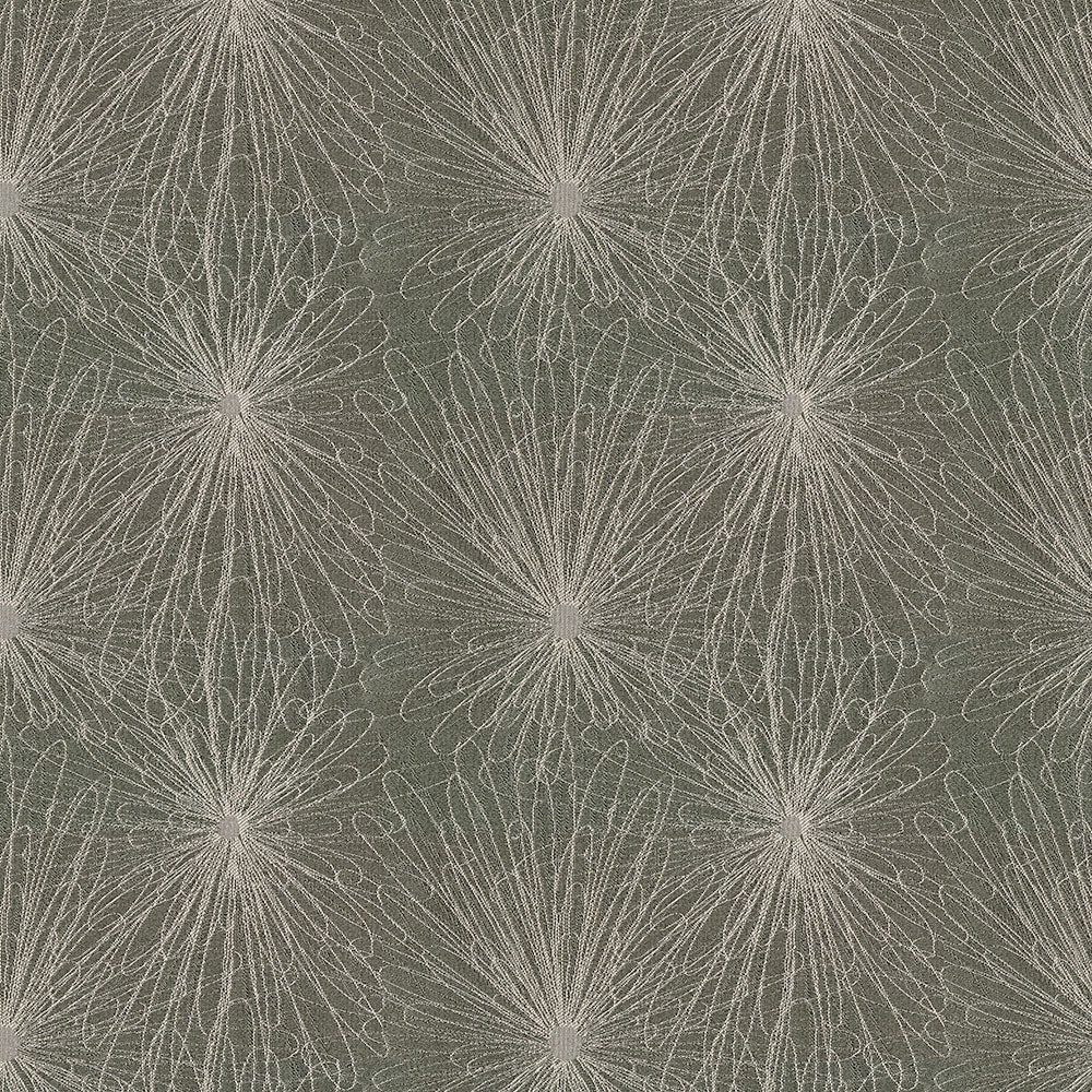 NICHOLASJOHN INC NJ-FLOR Gray Contemporary   Fabric - NJ25-1287