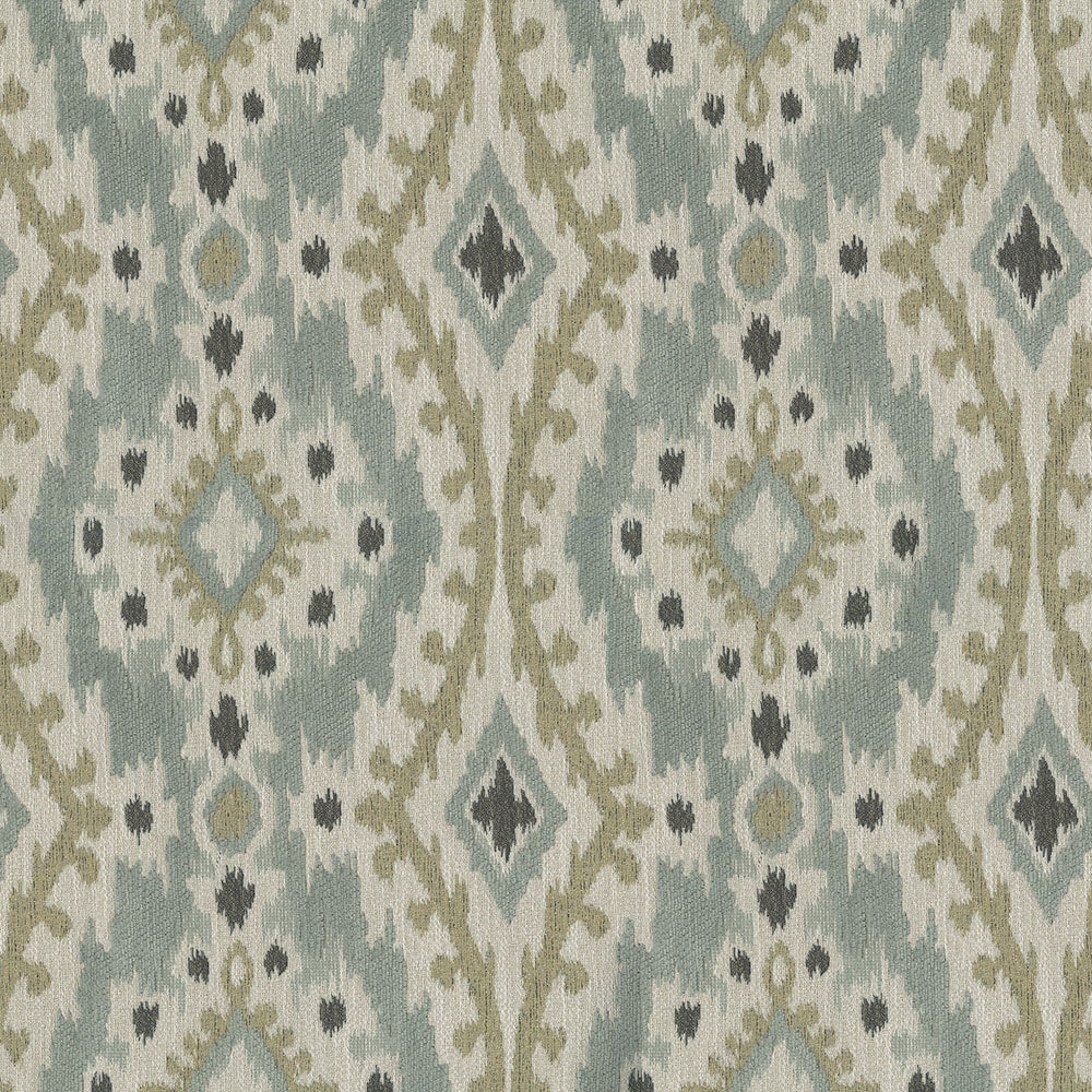 NICHOLASJOHN INC NJ-WHISTLER Celadon Ikat   Fabric - NJ25-3232