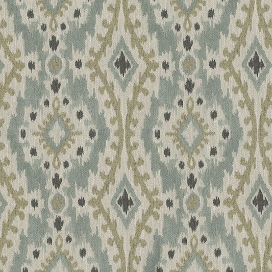 NICHOLASJOHN INC NJ-WHISTLER Celadon Ikat   Fabric - NJ25-3232
