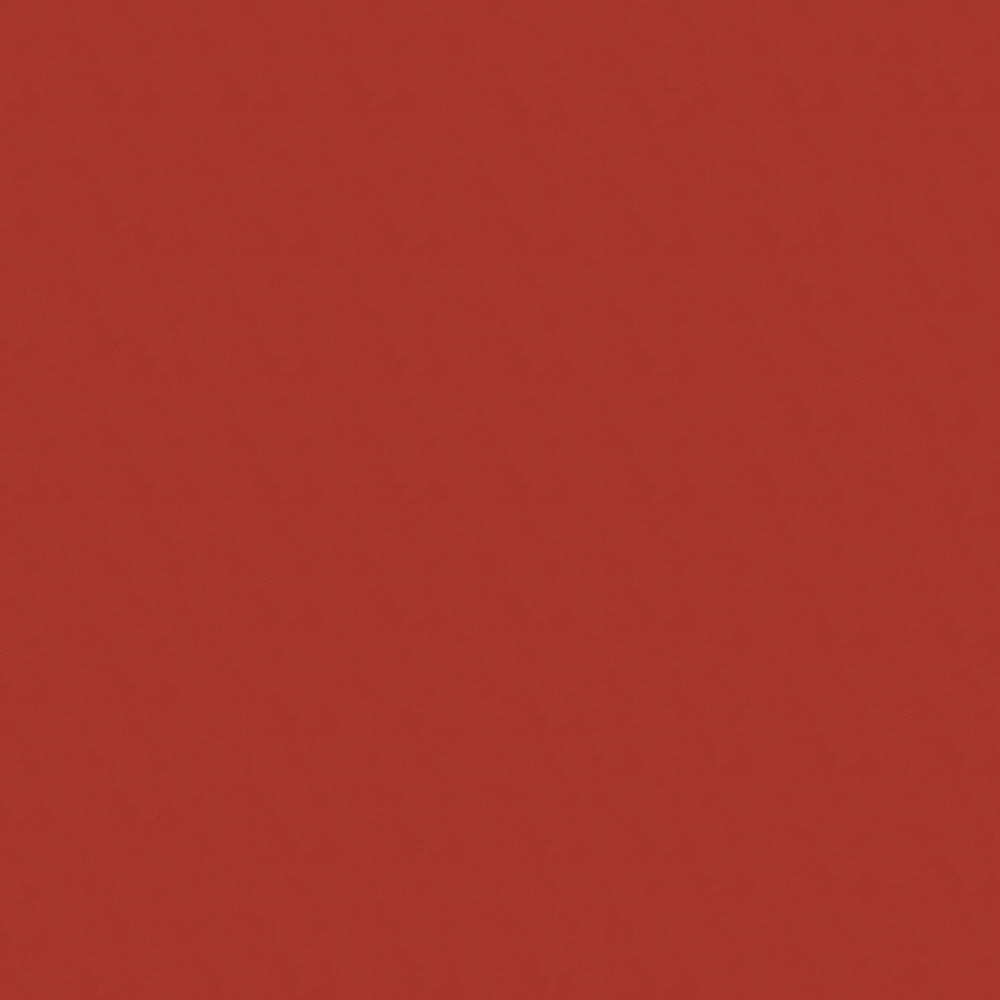 Solid rust-red fabric swatch; flat square background.
