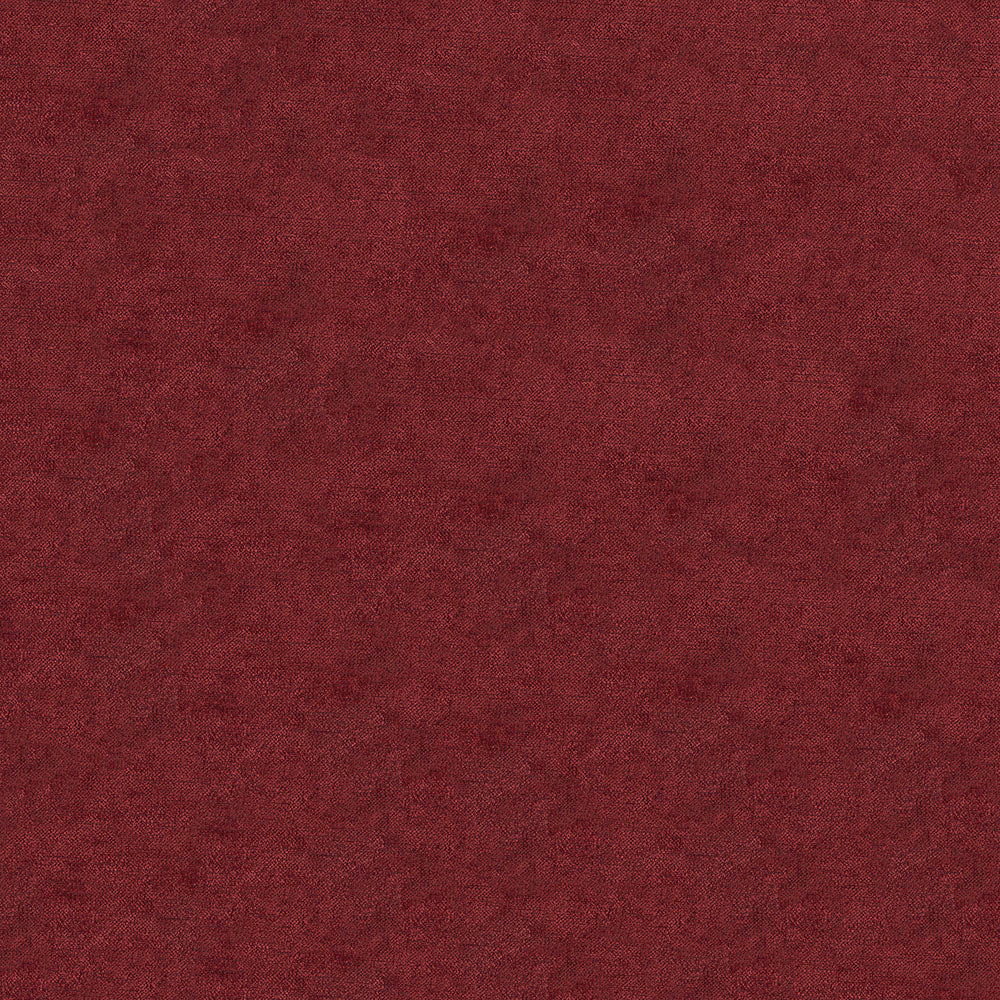 Ruby solid burgundy fabric; smooth textile suitable for upholstery or garments.