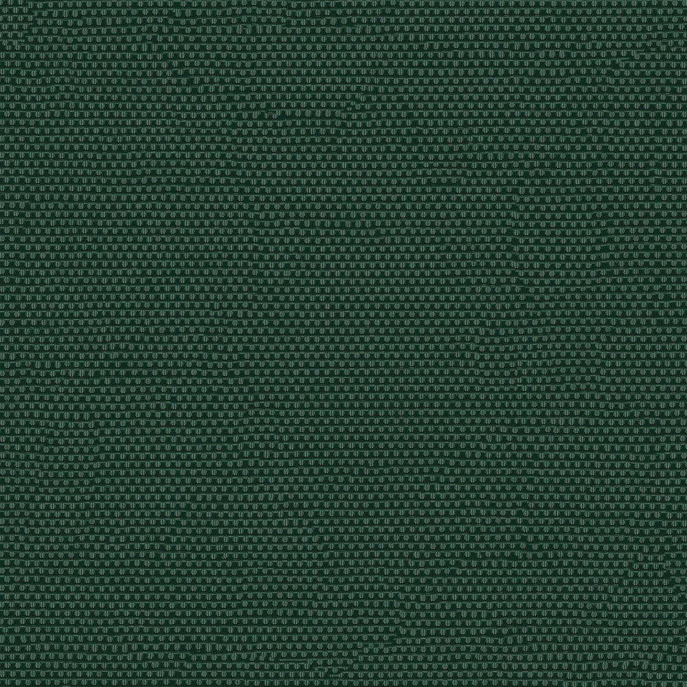 Close-up of dark green tweed fabric with a tight, even weave; suitable for upholstery or bags.