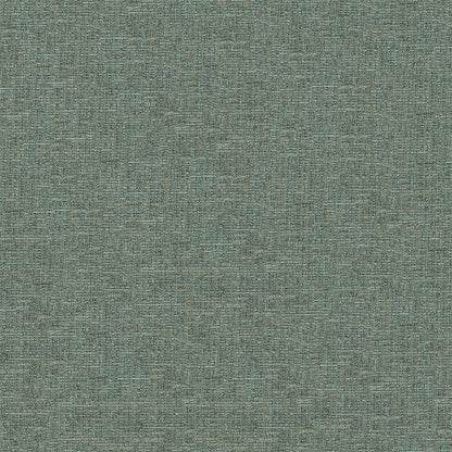 Teal-blue textured woven upholstery fabric with subtle interlacing fibers.