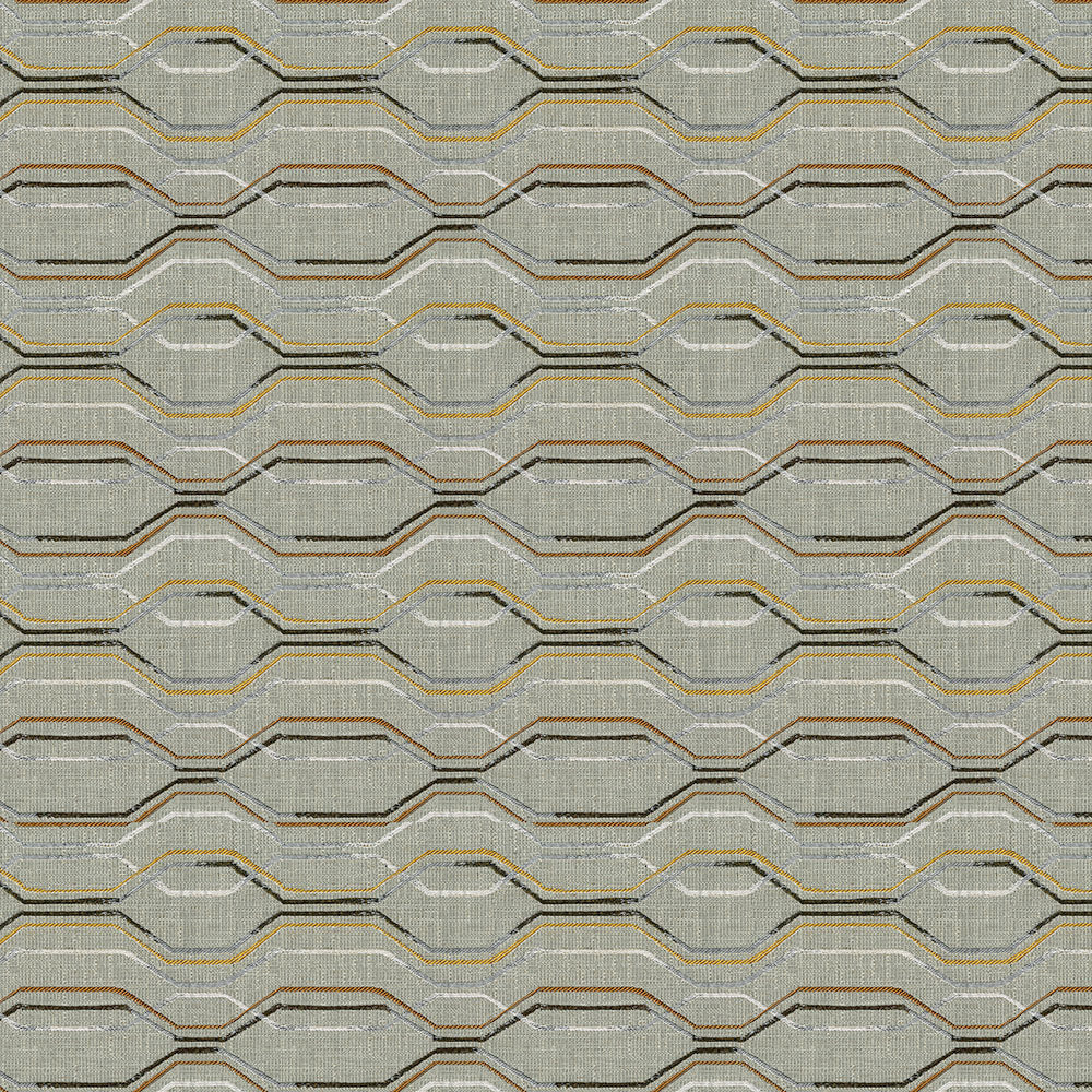 ABBEYSHEA Linville Geometric   Desiger Outlet Fabric - LINVI8003
