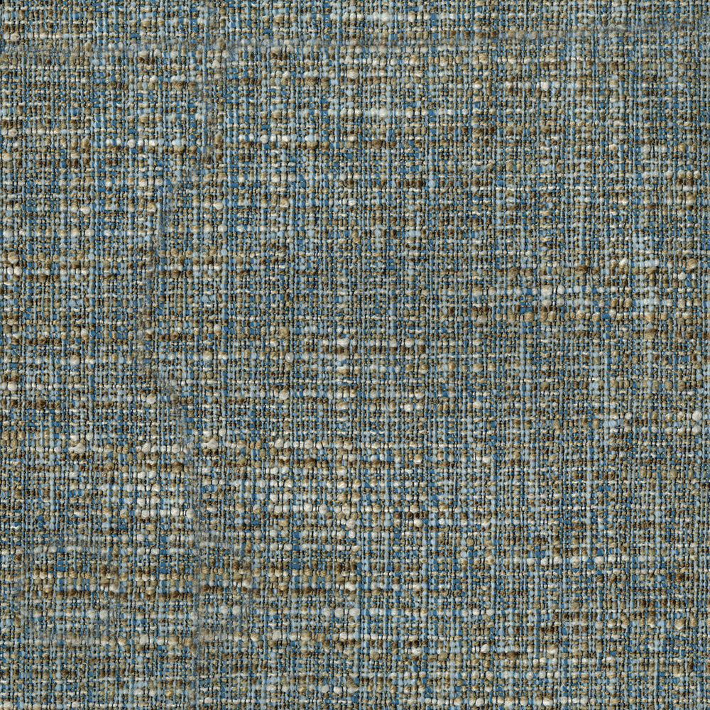 Cadet blue solid fabric; tight weave.