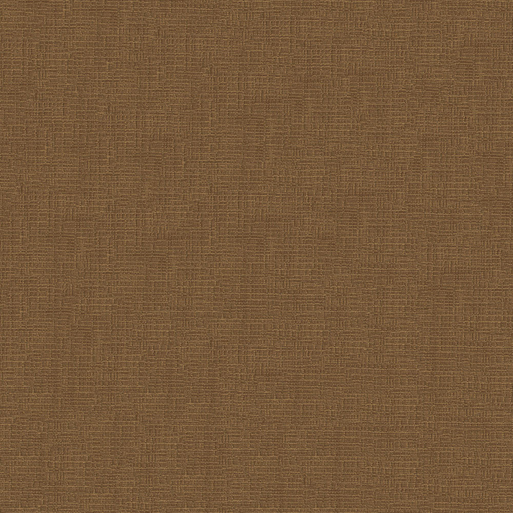 Cognac brown solid fabric texture swatch with subtle weave; ideal for upholstery or home decor.