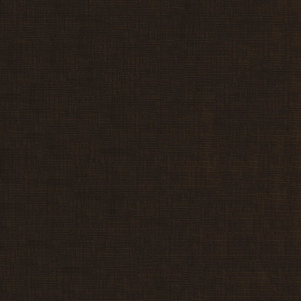 Dark brown woven fabric texture, close-up swatch for upholstery or apparel use.